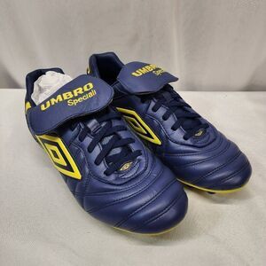 Umbro Speciali Pro 24 FG Soccer Cleats Navy/Yellow Men’s 11.5 NIB $250 MSRP